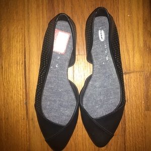 Dr. Scholls Memory Foam Flats Sz 9 Black